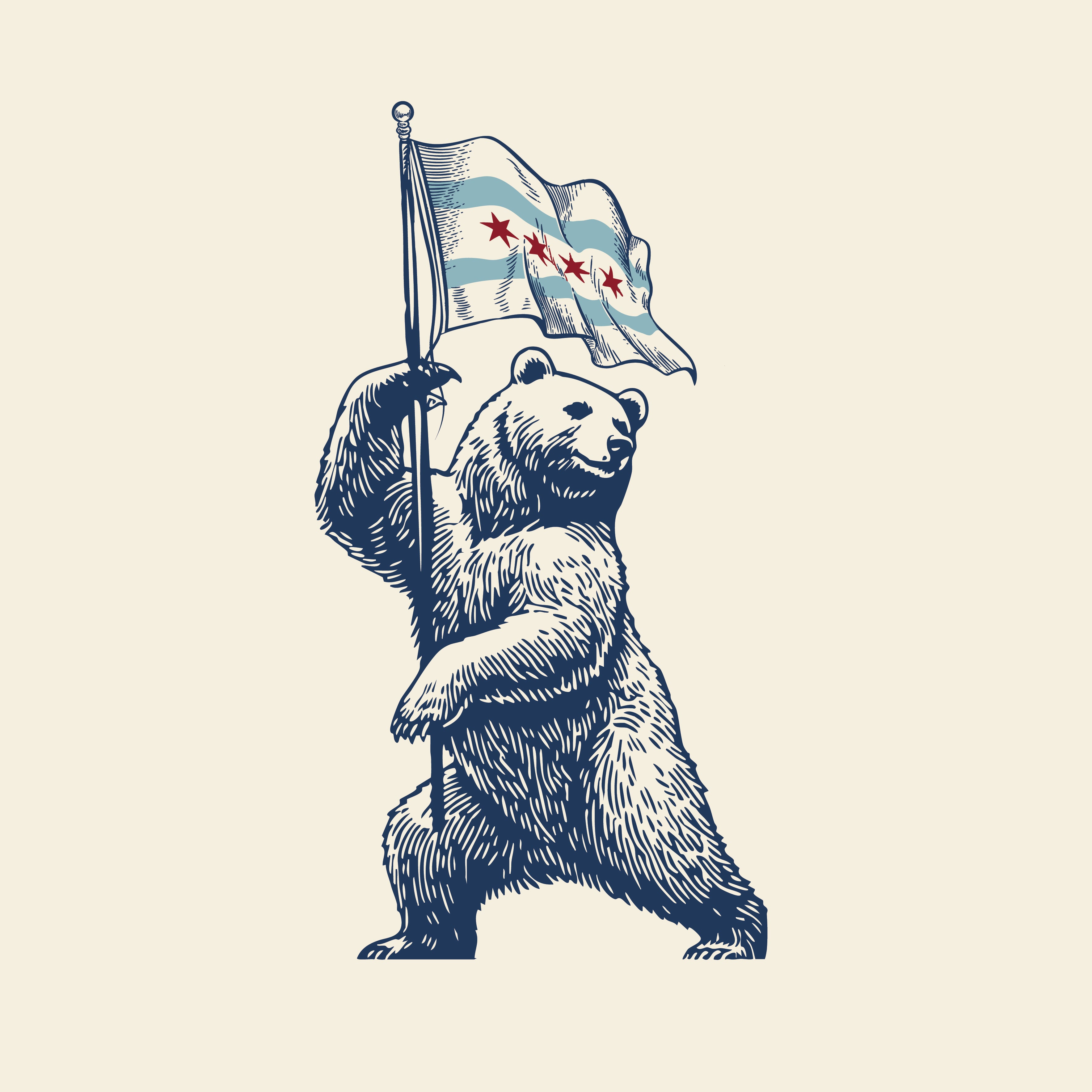 Chicago Bear Flag