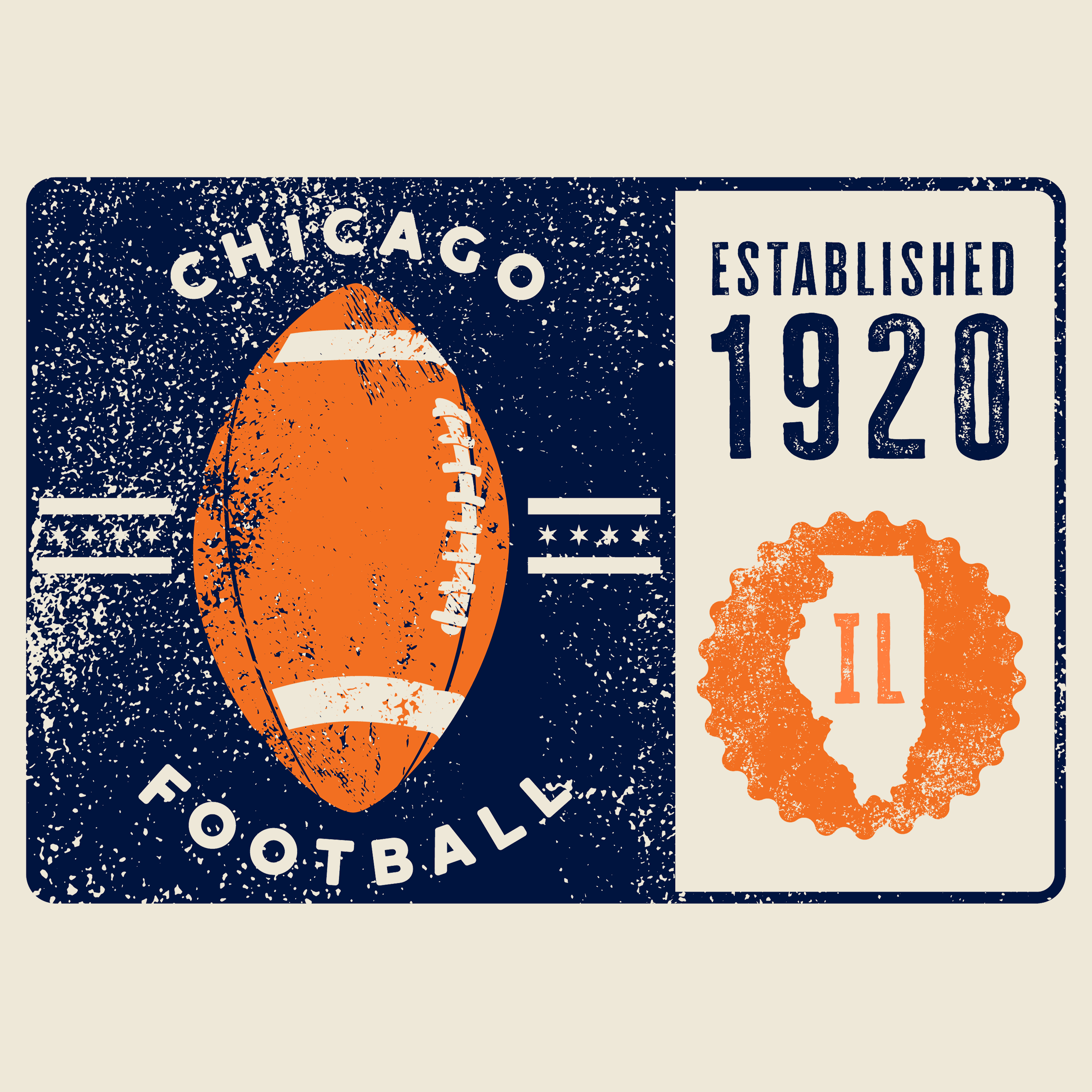 Vintage Chicago Football