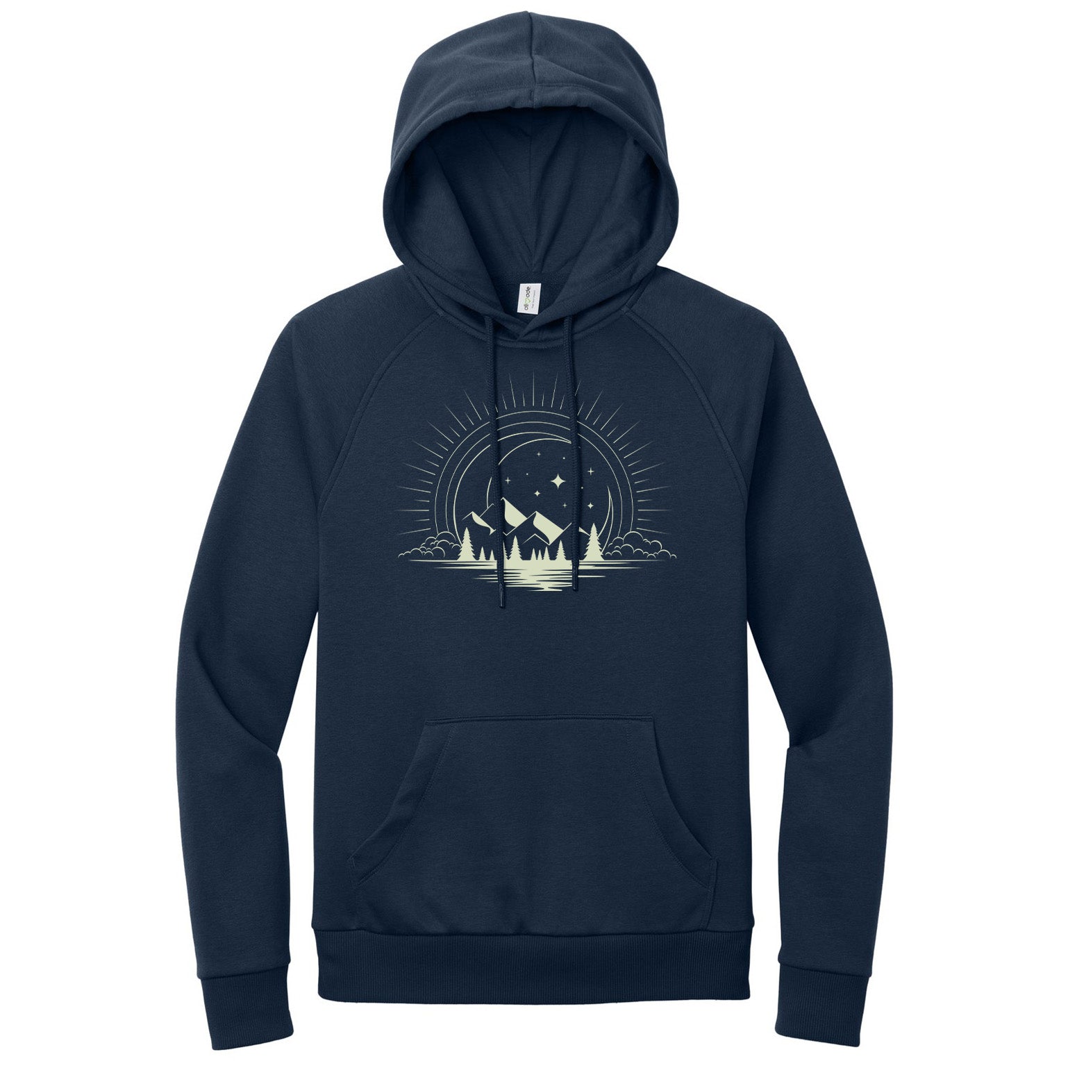 Crescent Forest Fleece Hoodie