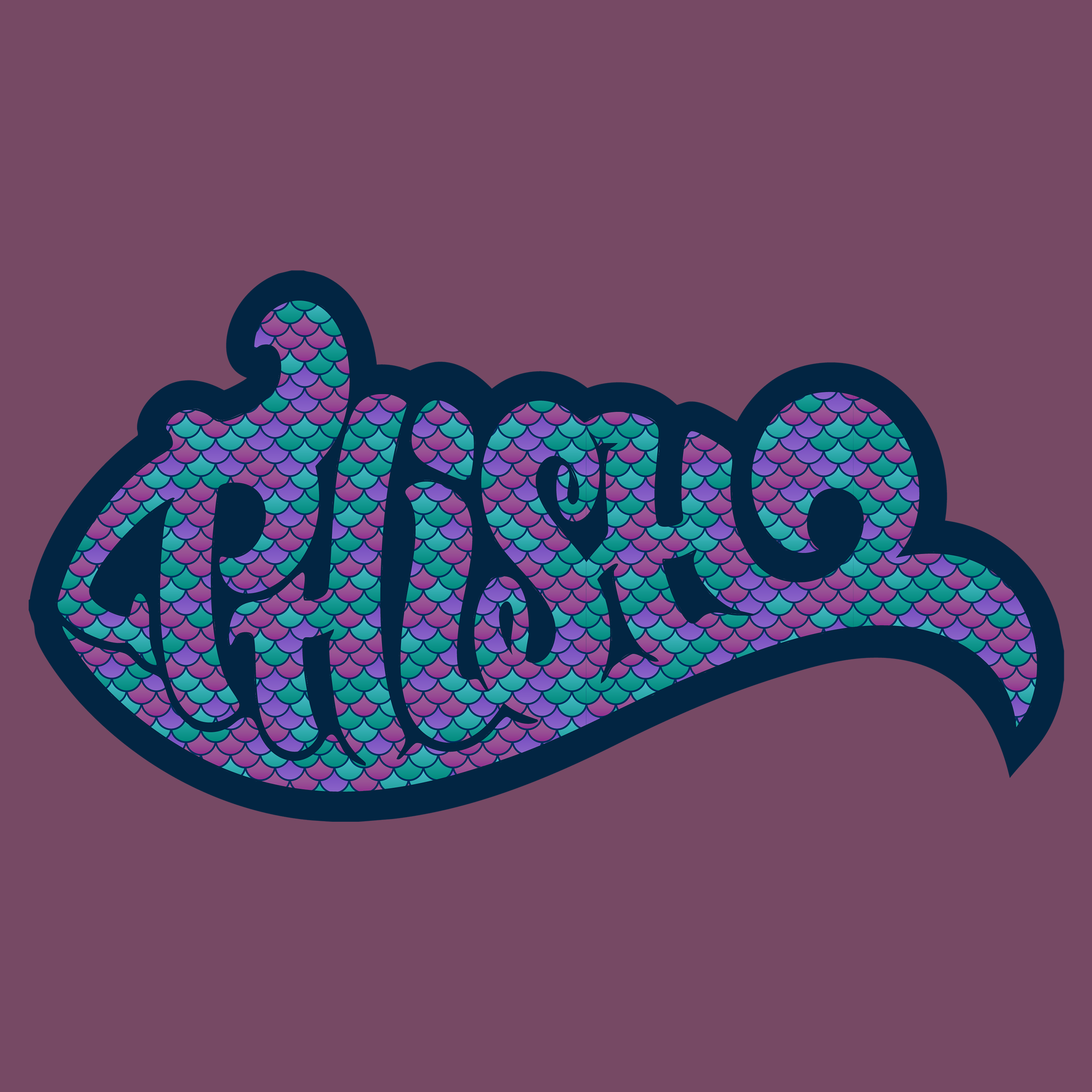 Retro Phish Logo Scales