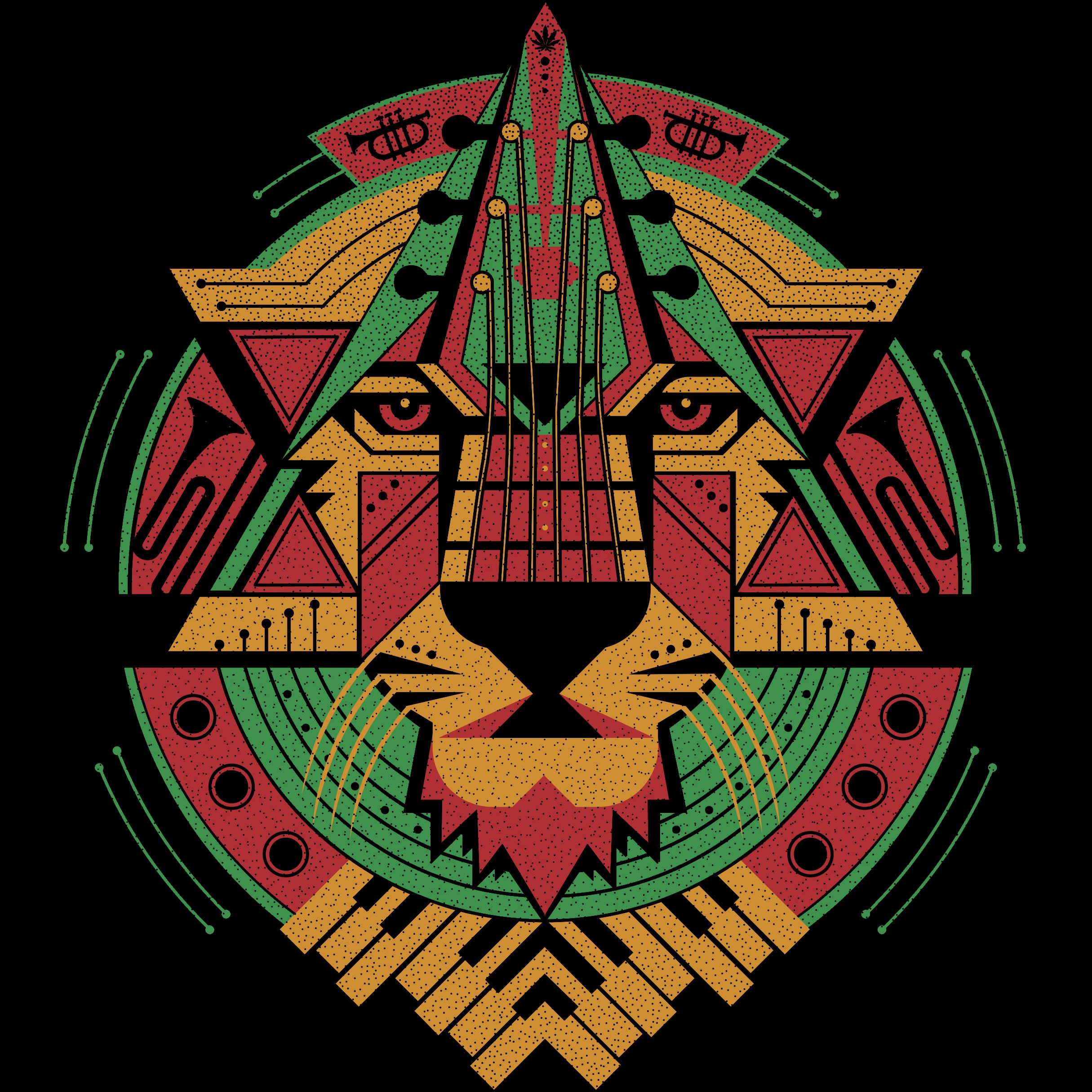 Reggae Lion Crest