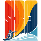 Retro 'Shred' Snowboard