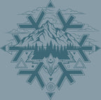 Sacred Snowflake Fleece Hoodie